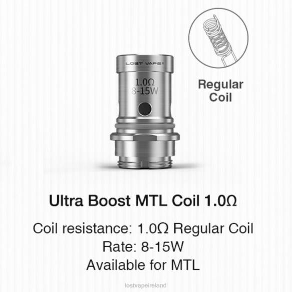 4042G350 Lost Vape Ultra Boost Coils (5-Pack) MTL V2 1.ohm - Lost Vape wholesale