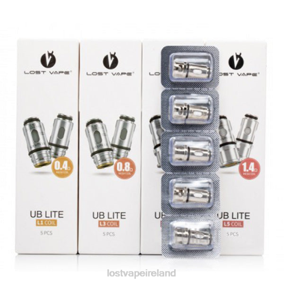 4042G5 Lost Vape UB Lite Coils (5-Pack) L1 0.4ohm - Lost Vape flavors Ireland