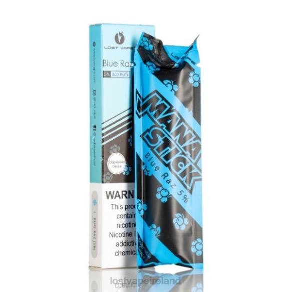 4042G519 Lost Vape Mana Stick Disposable | 300 Puffs | 1.2mL Blue Raz 5% - Lost Vape review Ireland