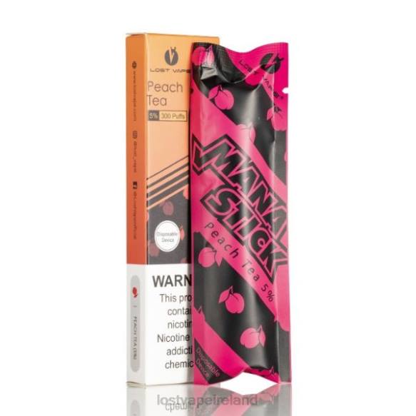 4042G525 Lost Vape Mana Stick Disposable | 300 Puffs | 1.2mL Peach Tea 5% - Lost Vape flavors Ireland