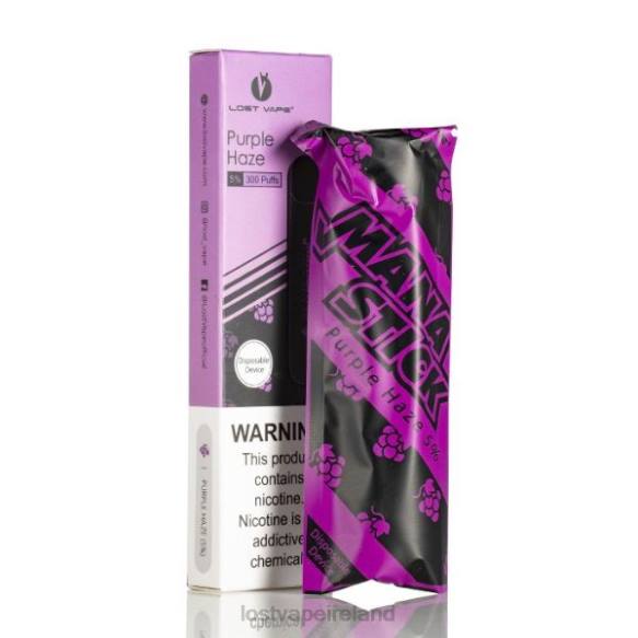 4042G527 Lost Vape Mana Stick Disposable | 300 Puffs | 1.2mL Purple Haze 5% - Lost Vape pods near me