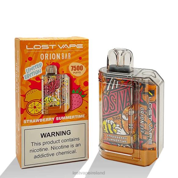 4042G98 Lost Vape Orion Bar Disposable | 7500 Puff | 18mL | 50mg Strawberry Summertime - Lost Vape price Ireland