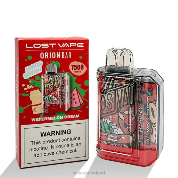 4042G99 Lost Vape Orion Bar Disposable | 7500 Puff | 18mL | 50mg Watermelon Cream - Lost Vape review Ireland