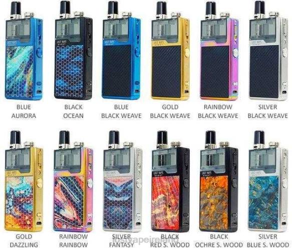 4042G481 Lost Vape Quest Orion Q Pod Device Full Kit Stainless Steel/Rivulet Stabwood - Lost Vape contact Ireland