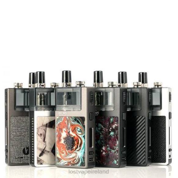 4042G504 Lost Vape Orion Q-Ultra 40w Kit Silver/Black Leather - Lost Vape Dublin