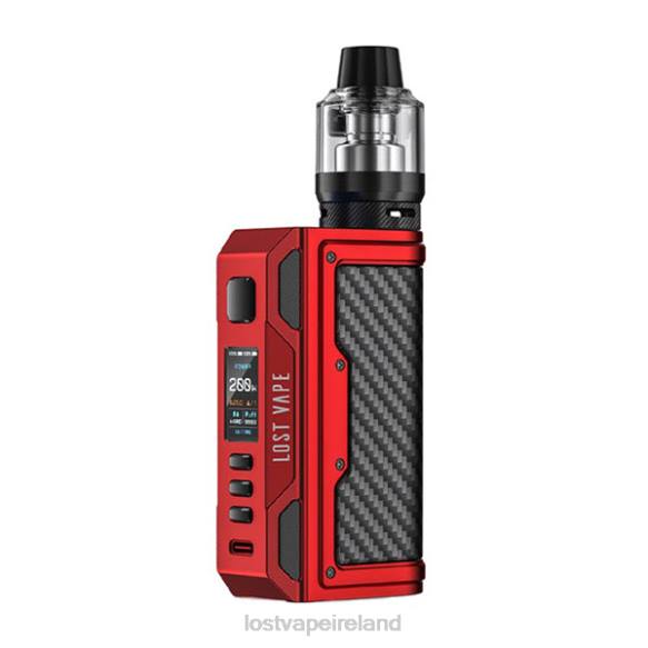 4042G139 Lost Vape Thelema Quest 200W Kit Matte Red/Carbon Fiber - Lost Vape review Ireland