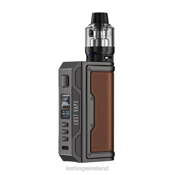 4042G143 Lost Vape Thelema Quest 200W Kit Gunmetal/Leather - Lost Vape disposable
