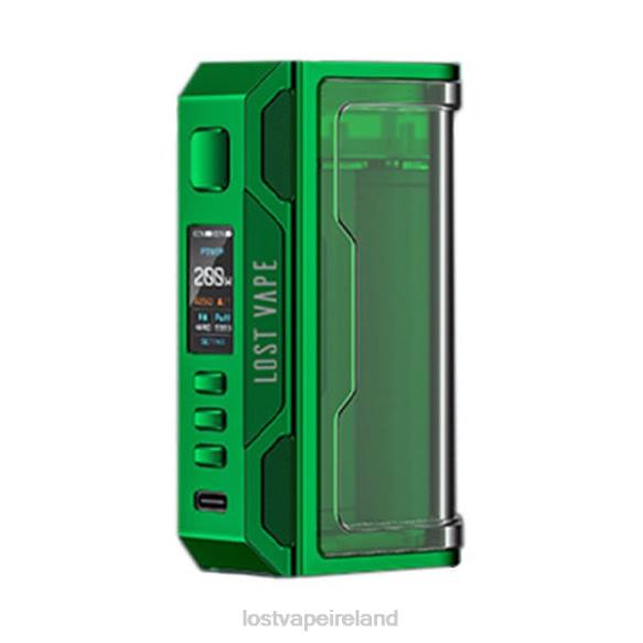 4042G185 Lost Vape Thelema Quest 200W Mod Green/Clear - Lost Vape flavors Ireland