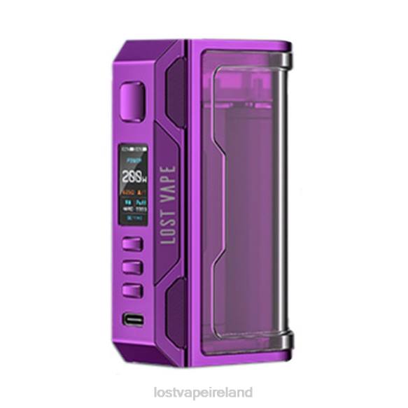 4042G187 Lost Vape Thelema Quest 200W Mod Purple/Clear - Lost Vape pods near me