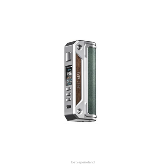 4042G22 Lost Vape Thelema Solo 100W Mod SS/Mineral Green - Lost Vape customer service